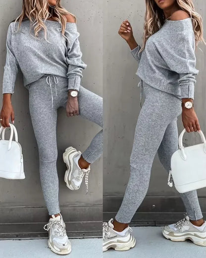 Women's Sports Suits 2025 Autumn Winter Latest Marketing Solid Thick Long Sleeved Zipper Sweatshirt Pants Set Two Piece Set
