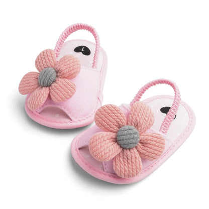 Summer New Sunflower Baby Sandals Soft Bottom Baby Toddler Shoes 0-1 Years Old Baby Girls  Baby Shoes Girls  Baby Boy Shoes