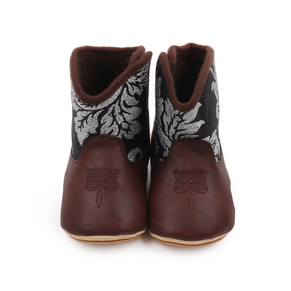 Baby Boots Made Of Soft PU and High-quality Cotton 2026 New Autumn and Winter Short Boots With Rubber Soles and Anti Slip Baby