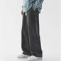 2026 Hot Selling Korean Men's Casual Long Denim Classic Men's Straight Leg High Street Denim Wide Leg Pants