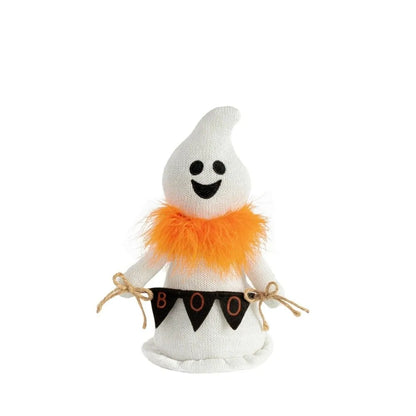 Holiday Décor Soft Halloween Ghost Doll Scary With Scarf Ghost Figurines Funny Ghost Festival Ornament Home Decor
