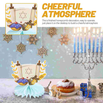 Hanukkah Party Decorations Honeycomb Centerpieces Table naments Holiday Supplies Festive Accessories Indoor Decor Layouts