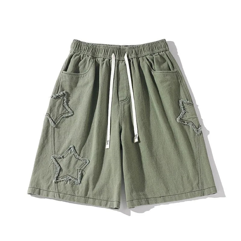 2026 Summer Shorts Men Loose spodenki meskie Vintage Denim Basic Simple Hot Sale High Waist Leisure Ulzzang Streetwear Short