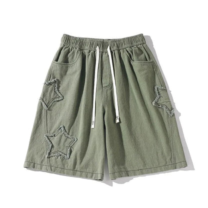 2026 Summer Shorts Men Loose spodenki meskie Vintage Denim Basic Simple Hot Sale High Waist Leisure Ulzzang Streetwear Short