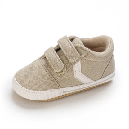 Hot Selling Baby Shoes Classic Soft Sole Shoes Newborn Casual Fashion Sports Shoes Infant Toddler  Solid Color Strips Crib Shoes