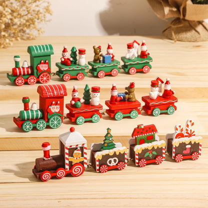 Christmas Train Merry Christmas Decorations For Home 2025 Christmas Ornament Xmas Navidad Noel Gifts Happy New Year 2026 Gifts