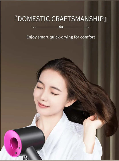 Professional Leafless Hair Dryer Negative Ion Quick Drying Home Powerful 5 Attachment Constant Anion Electric Hair Dryer
