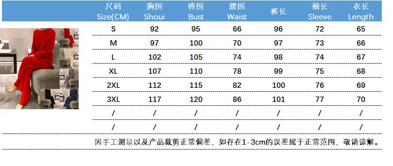 Women's Knit Lounge Sets Sweater Home Street Daily Basic Pure Simple Soft Sport Sweater Pant Fall Winter Round Neck Long Sleeve