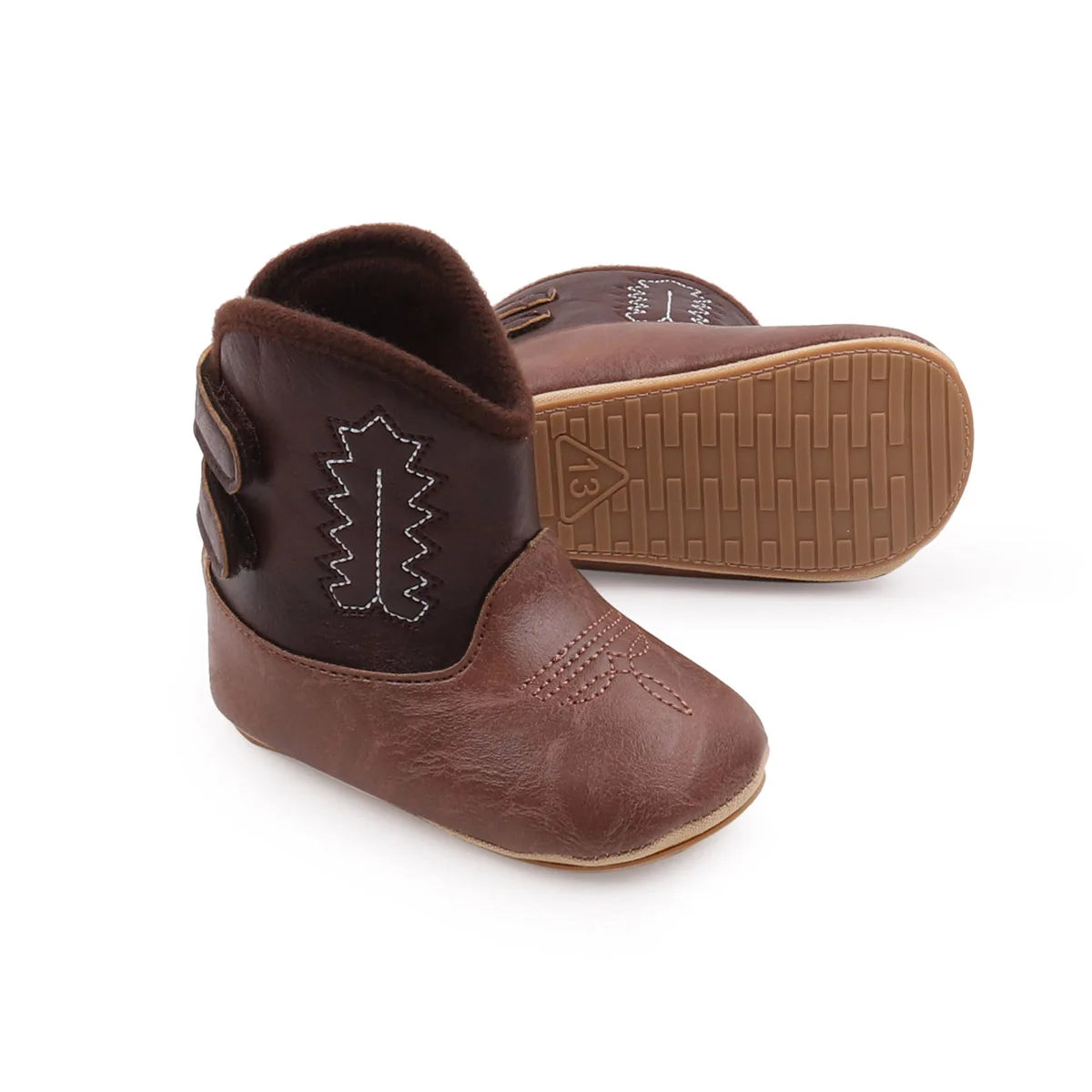 Baby Boots Made Of Soft PU and High-quality Cotton 2026 New Autumn and Winter Short Boots With Rubber Soles and Anti Slip Baby