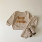 2025 South Korea Two Piece Casual Autumn Infant Set Boys and Girls Casual Long Sleeve Top+Loose Pants Newborn Baby Clothing Set