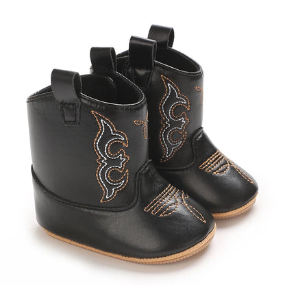 Baby Boots Made Of Soft PU and High-quality Cotton 2026 New Autumn and Winter Short Boots With Rubber Soles and Anti Slip Baby