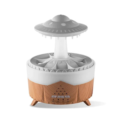 Rain Cloud Humidifier Water Drip with Remote Raindrop Humidifier Rain Cloud Diffuser Mushroom Air Humidifier with Rain Lamp