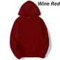 New Men's solid color hoodie autumn/winter fashion sportswear casual pullover couple street wear long sleeved top