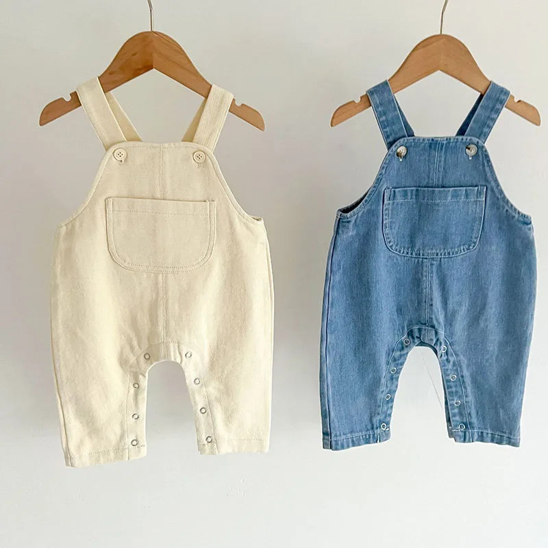 Children Clothes Suit Infant Baby Girls Clothing Set Long Sleeve Embroidered Shirt+ Denim Jumpsuit Autumn Spring Clothes Suit