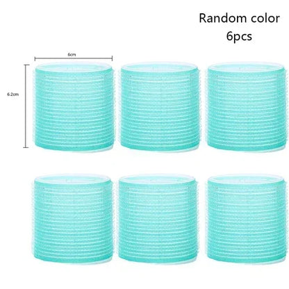 Hair Rollers Self Grip Hook Hair Curlers Heatless Roller Salon Dressing Curlers Jumbo Size Sticky Hair Styling Tools