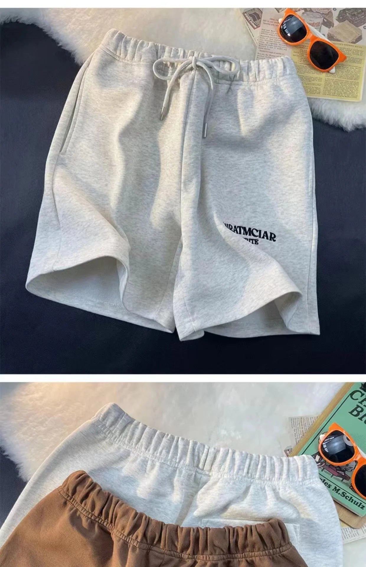 Summer New Leisure Fashion Sports Shorts Street Man Fashion Minimalist Sports Beach Pants Letter Embroidered Cotton Shorts