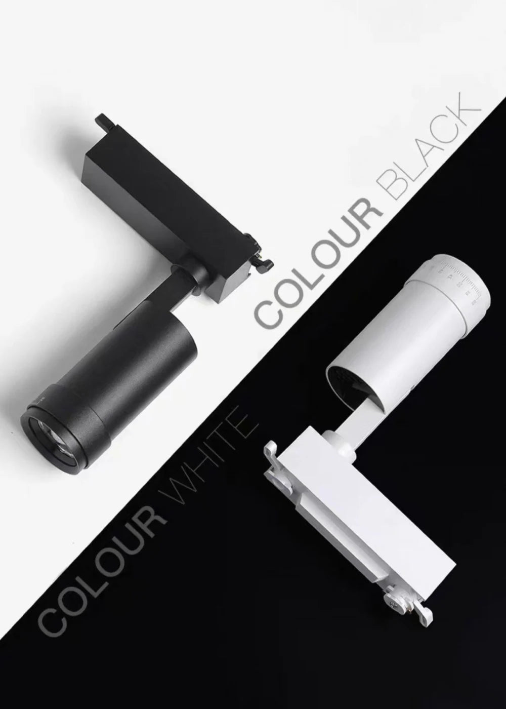 LED Focusing Exhibition Spotlight Shop Gallery Museum Adjustable Angle Wall Wash Light