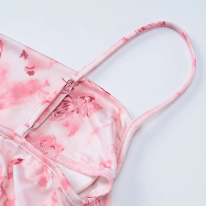 Summer Spaghetti Strap Floral Print Party Dresses Elegant Maxi Bodycon Wedding Holiday Dress New In Dress 2026 Vespids