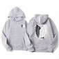 Attack on Titan Men's Hoodie Anime Hoodies Men Women Streetwear Pullover Harajuku Shingeki no Kyojin Hoodies Sweatshirt Clothes