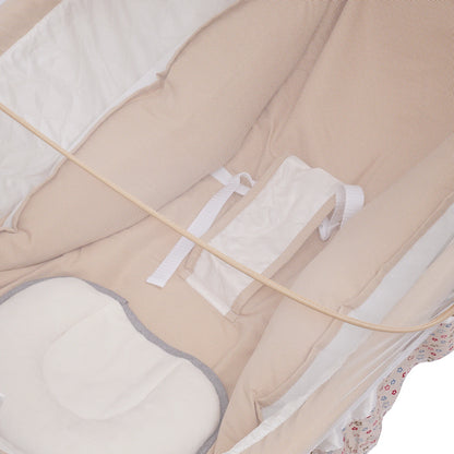 5 Gears Electric Auto-Swing Baby Crib Cradle Sleep Bed Infant Rocker + Net Music Bluetooth Music Adjustable+ Mat