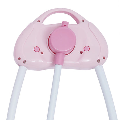 5 Gears Electric Auto-Swing Baby Crib Cradle Sleep Bed Infant Rocker + Net Music Bluetooth Music Adjustable+ Mat