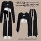 Spring and Autumn Set Women's 2026 Korean Loose Fashion Top Casual Work Pants Age Reducing Three Piece Set