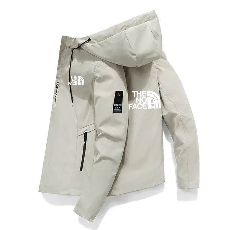Spring and Autumn men's windproof zipper Jacket Casual quality hooded baseball jacket Outdoor blazer garment top