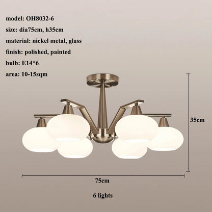 Modern Luster Led Chandelier Lighting Living Dining Room Décor Lights Bedroom Hanging Light Luminaire Home Decor Items Lamps