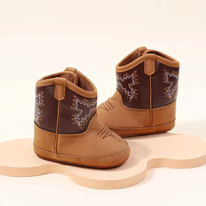 Baby Boots Made Of Soft PU and High-quality Cotton 2026 New Autumn and Winter Short Boots With Rubber Soles and Anti Slip Baby