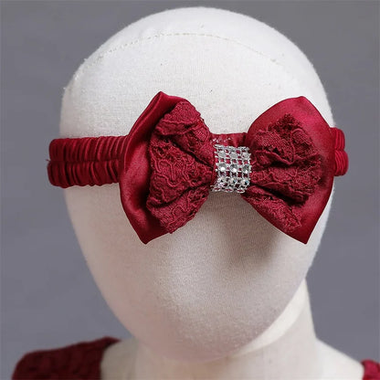 Baby Girls Christmas Dress 3 6 9 12 18 24 Months Toddler Newborn Lace Princess Dress 1 Year Old Birthday Party New Year Costume