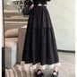 Summer White Floral Long Skirt Women's Y2k Clothes Fashion Elastic High Waist Casual Elegant Spliced Gauze Skirts for Women 2026