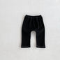 MILANCEL 2026 Autumn Baby Pants 0-3 Y Korean Style Toddler Girls Solid Big PP Leggings Infant Boys Cotton Slim Fit Trousers