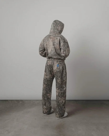 Y2K Streetwear Men Camouflage Pattern Printed High Street Hip Hop Sweat Pants Men Oversized Unisex Casual Camo Baggy Pants