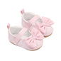 Toddler Baby Girls Sweet Princess Shoes Soft Bow knit Flower Non-slip Bottom First Walker Shoes Toddler Babies Crib Shoes