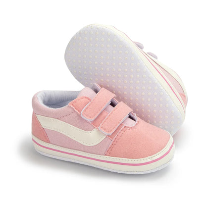 Meckior New Baby Canvas Sneakers Anti-slip Soft Plaid Baby Boy Girl Shoes Newborns First Walkers Infant Baby Unisex Casual Shoes