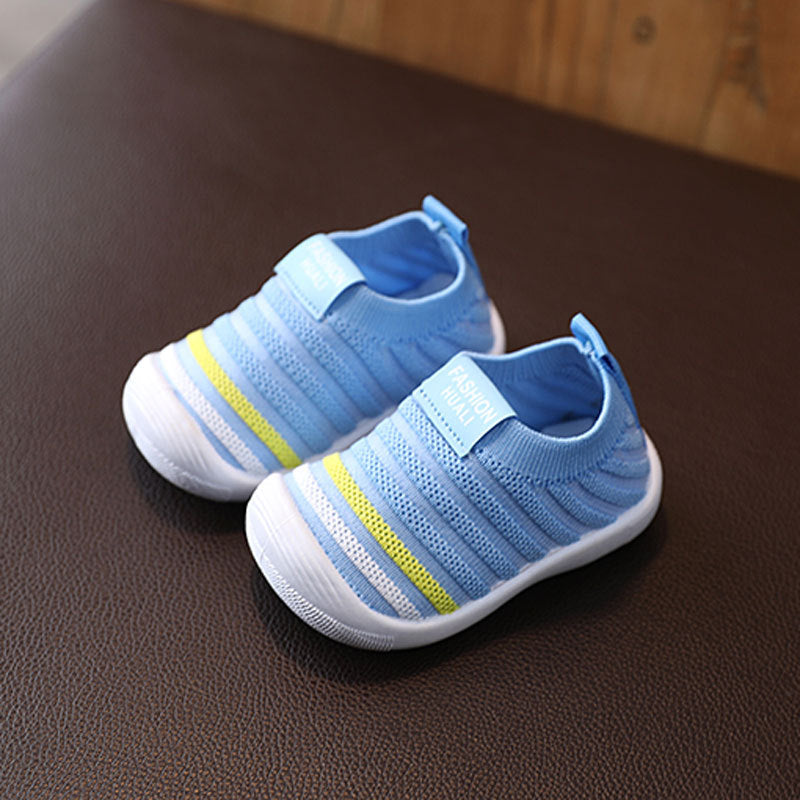 Baby First Walkers Infant Knitted Shoes Toddler Girls Soft Sole Indoor Outdoor Casual Shoes for Boy 1 year Zapatos Spring Autumn