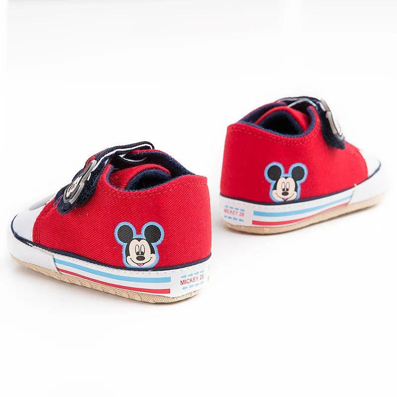 Disney 0-18M Baby Mickey Mouse  First Walkers Girl Newborn Baby Shoes Boy Fashion cartoon Mickey Shoes