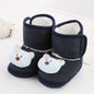 Baywell Baby Boots Newborn Winter Plush Snow Booties for Infant Boys Girls Soft Comfortable Lace Up Warming Shoes