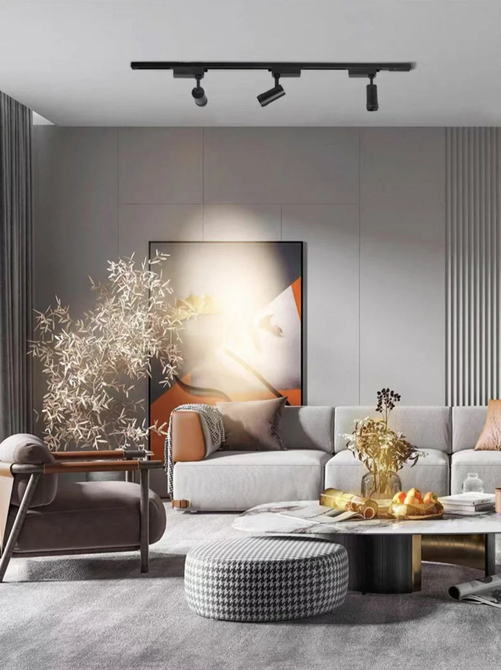 LED Focusing Exhibition Spotlight Shop Gallery Museum Adjustable Angle Wall Wash Light