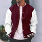 2026 New Loose Trendy Brand Baseball Jersey  Men Fashion Bomber Jacket Men's Casual Plus Size Tops Street Men's overcoat