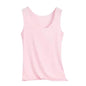 Summer Women Tank Tops Camisole Seamless Stretchy Slim-fitting Off Shoulder T-shirt Female Thin Breathable Shirts Undershirt