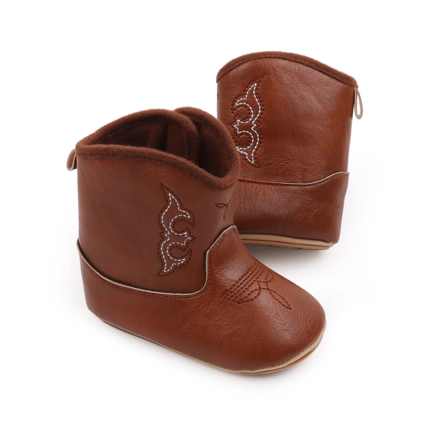 Baby Boots Made Of Soft PU and High-quality Cotton 2026 New Autumn and Winter Short Boots With Rubber Soles and Anti Slip Baby