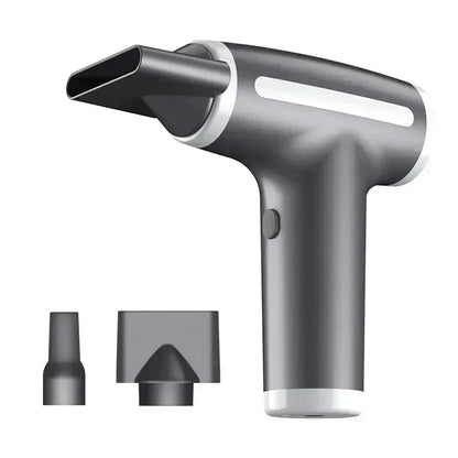 Wireless Hair Dryer Multifunctional  Air Duster Blower Travel Portable USB Rechargeable Negative Ions Blow Dryer