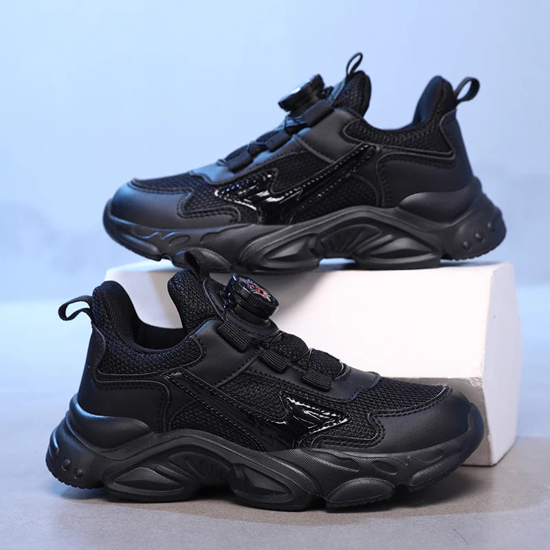 Children Shoes Boys Sneaker Black White Platform Kids School Sneaker Plus Size 31-43 Comfort Casual Sports Tennis Boys Shoes