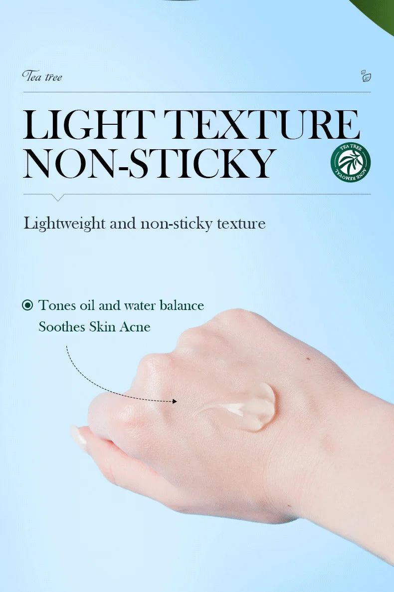 SADOER Tea Tree Acne Removing Cream Facial skincare Oil Control Face Gel Creams Hydrating Moisturizing Facial Cream Skin Care