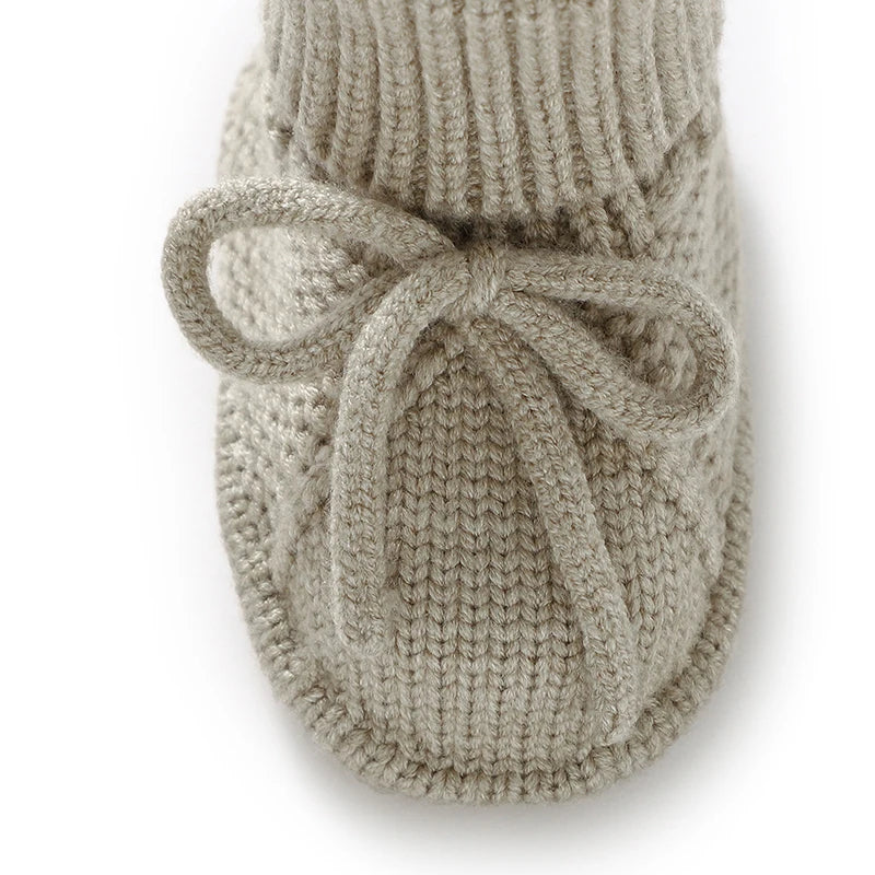 Breathable Non-Slip Infant Boys Girls First Walker Shoes Casual Solid Knitted Newborn Unisex Floor Pre walker Toddler Lightweight