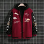 2026 New Jacket Coat Letter Printed  Wear Men Baseball Jacket Casual Long Sleeve Stand Jackets Men's Coats Sweatshirts Outerwear