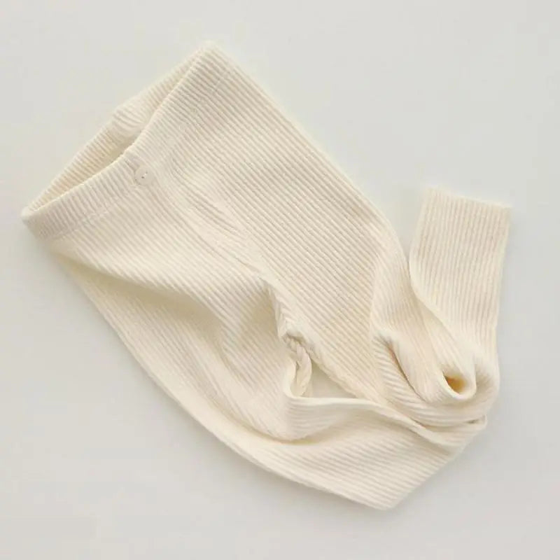 Spring Autumn Ins Boy Girl Baby Ribbed Leggings Children Solid Tight Casual Pants Infant Fashion Cotton Trousers Toddler Clothes