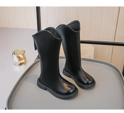 2025 NEW Girls Boots Fashion Cute Autumn Winter Casual Walking Shoes 4 To 12 Years Waterproof Comfortable Girl Ankle Boots