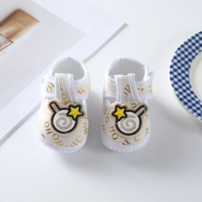 Baby Girl Shoes First Walkers Lace Floral Newborn Baby Shoes Princess Infant Toddler Baby Shoes for Boys Flats Soft Prewalkers